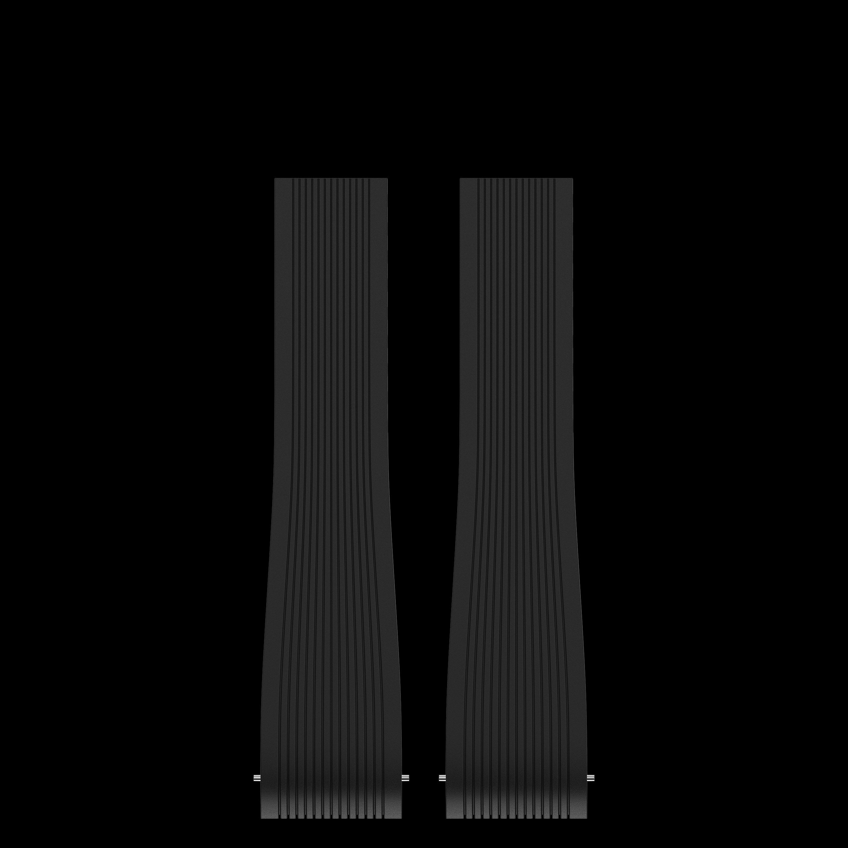 BLACK INTEGRATED FKM STRAP