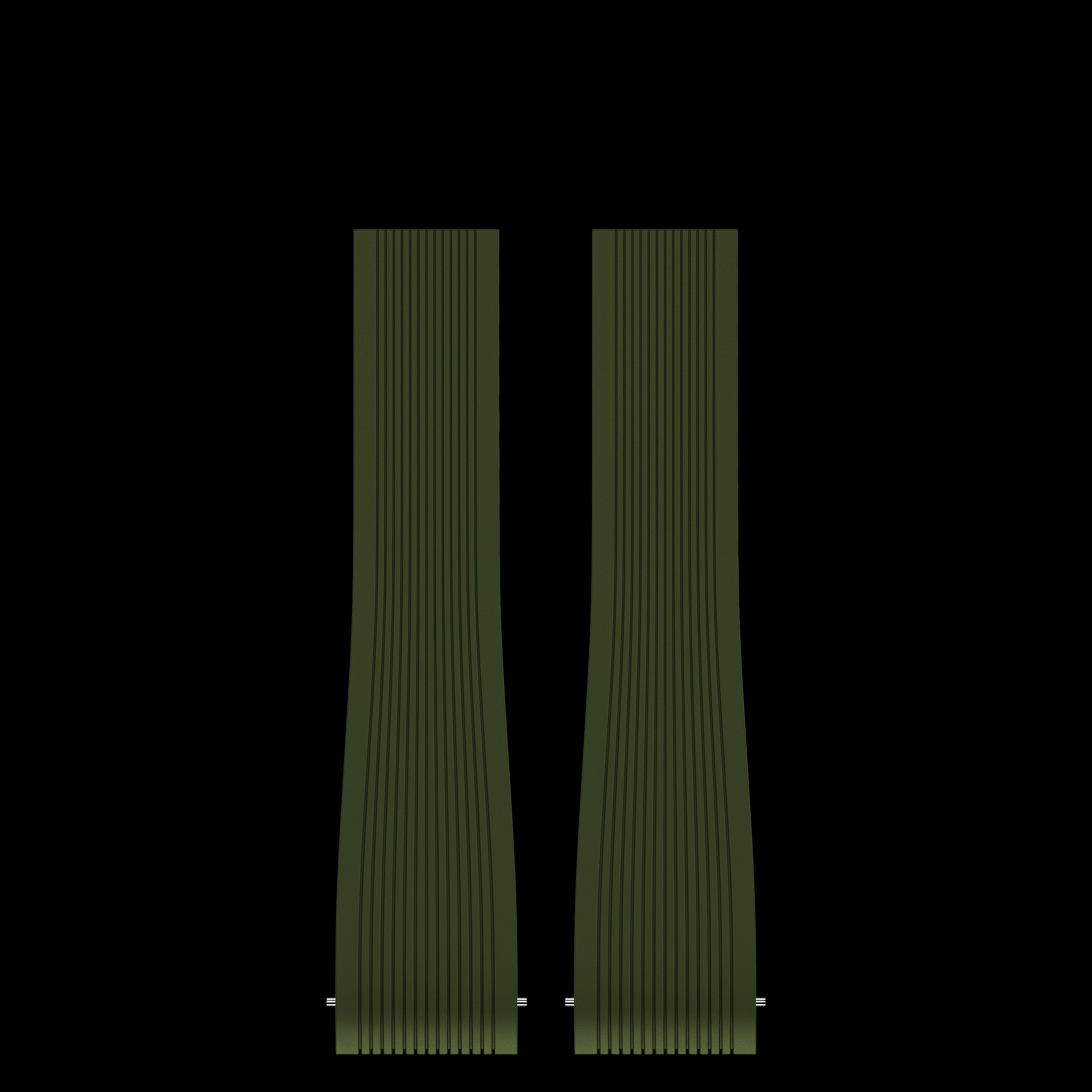 GREEN INTEGRATED FKM STRAP